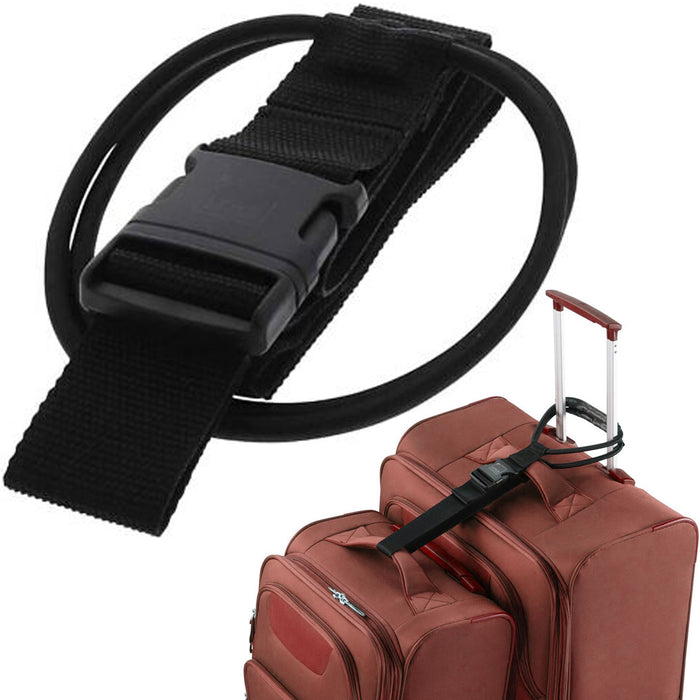 2 Pk Lewis N Clark Add A Bag Luggage Straps Suitcase Adjust Belt Bungee Travel