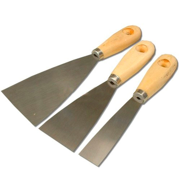 Scraper Set 1" 2" 3" Soft Grip Paint Wallpaper Removal Tool Popcorn Ceiling Glue