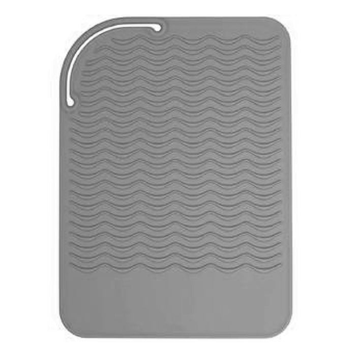 1 Flat Iron Travel Case Heat Resistant Silicone Mat for Hair Straightener Curler