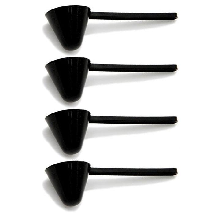 4 Pc Measuring Spoon Coffee Grounds Measurer Cup Scoop Plastic 0.5 Oz Capacity