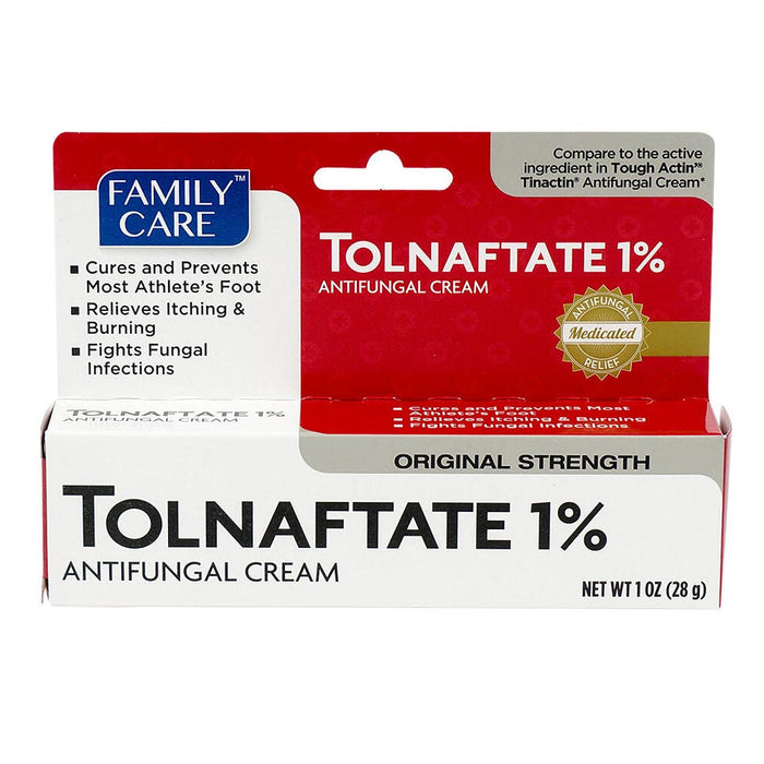 Athlete's Foot Antifungal Cream Treatment Tolnaftate 1% Relieves Itching Burning
