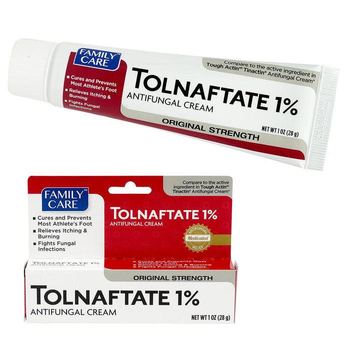 Athlete's Foot Antifungal Cream Treatment Tolnaftate 1% Relieves Itching Burning