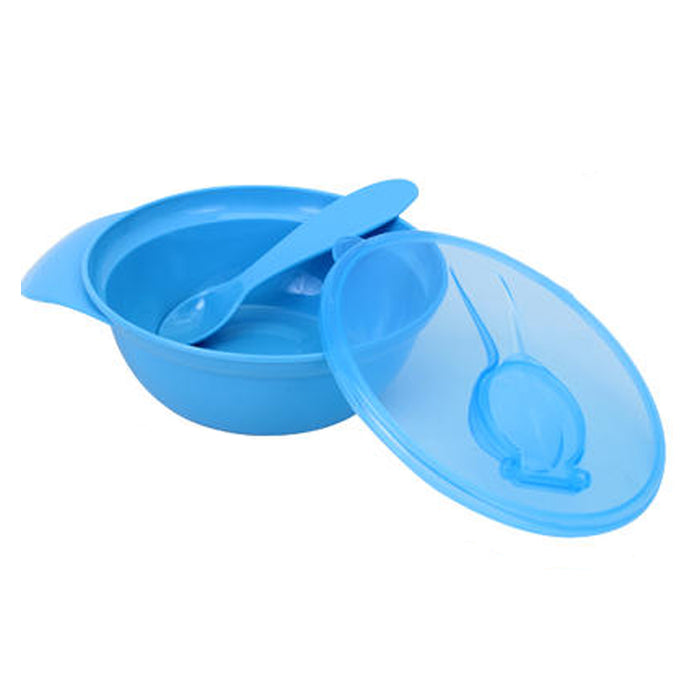 2 Sets Baby Bowl Feeding Dish Spoon Seal Lid Kids Plate Toddler Child BPA Free