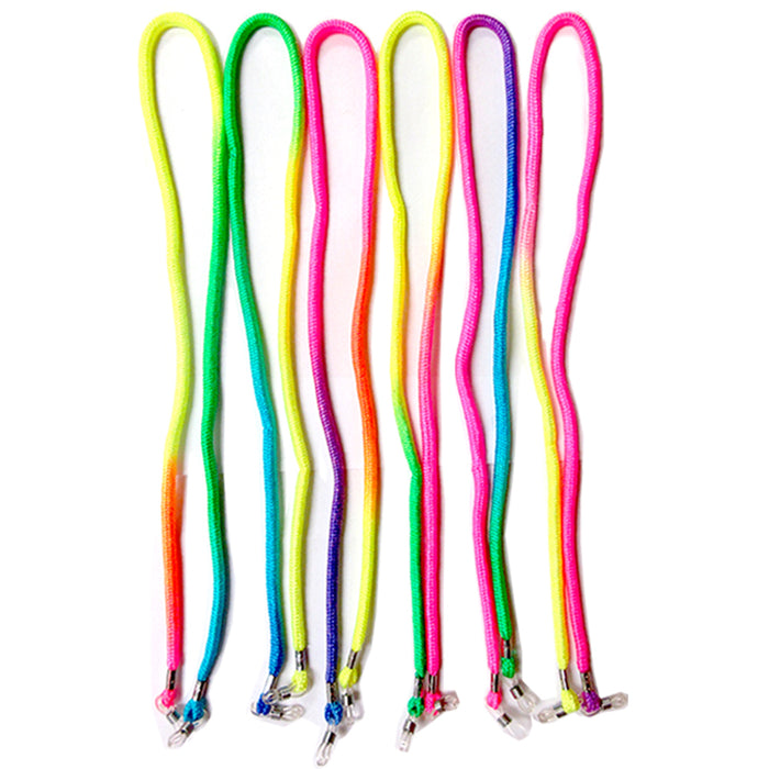 4 Neon Color Glasses Neck Strap Braided Lanyard Sunglass Eyewear Nylon Retainer