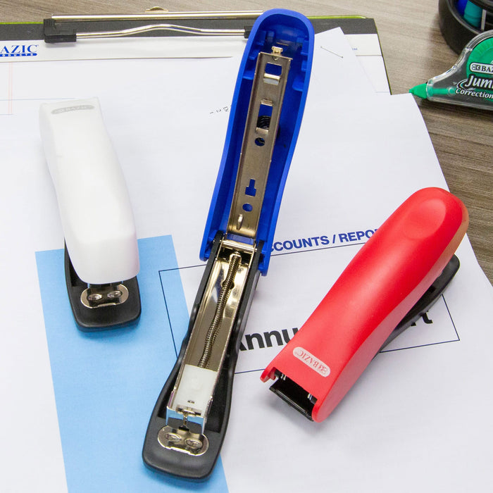 1 Desk Stapler Standard Staples Paper Manual Office Supplies Desktop Classroom