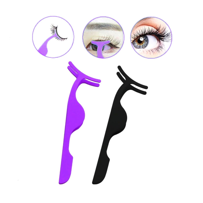 2 Lash Applicator Eyelash Extension Strip False Eyelashes Tweezers Forcep Tools