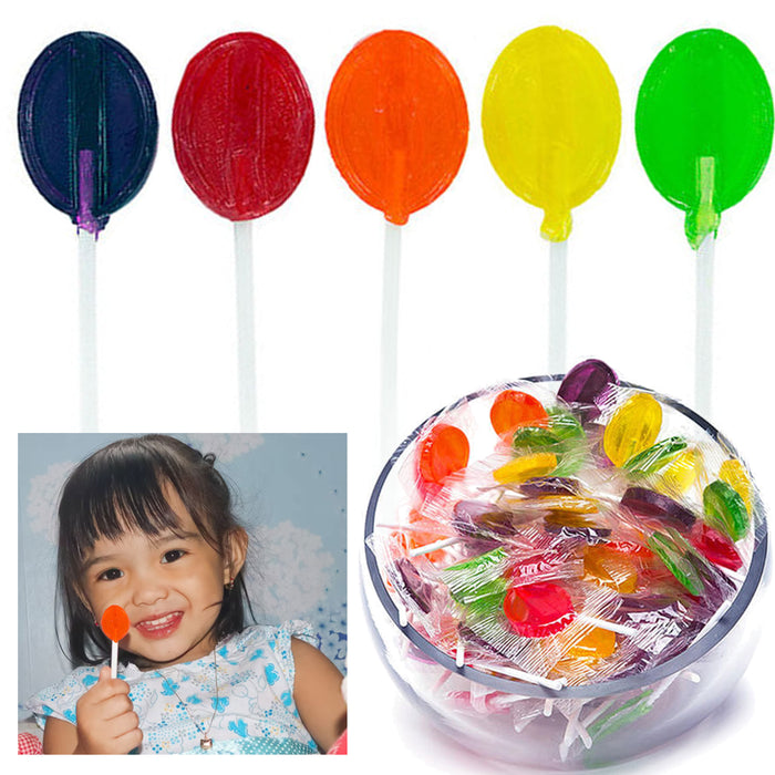 200 Bulk Assorted Fruit Flavor Lollipops Candy Sucker Halloween Party Bag Favors