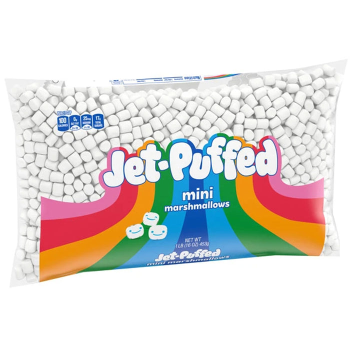 Jet Puffed Mini Marshmallows Bits Hot Cocoa Cereal Coffee Topping Snack Fat Free