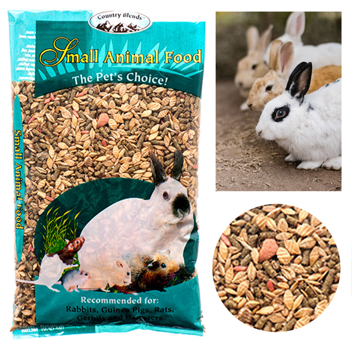 1lb Small Animal Food Bunny Rabbits Nibble Guinea Pigs Gerbils Hamsters Treats