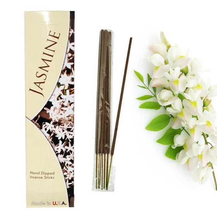 120 Pack Jasmine Incense Sticks Hand Dipped Fragrance Scent Burning Perfume Bulk