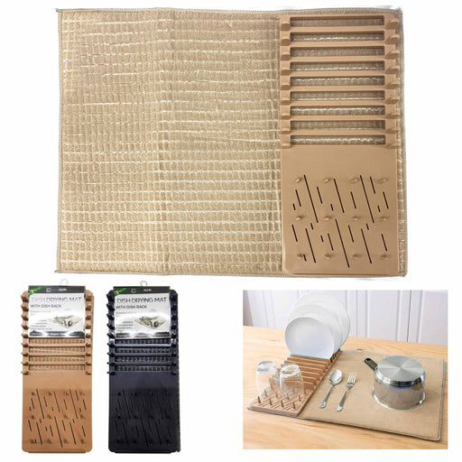 15x21 DISH DRYING MAT WITH RACK -24