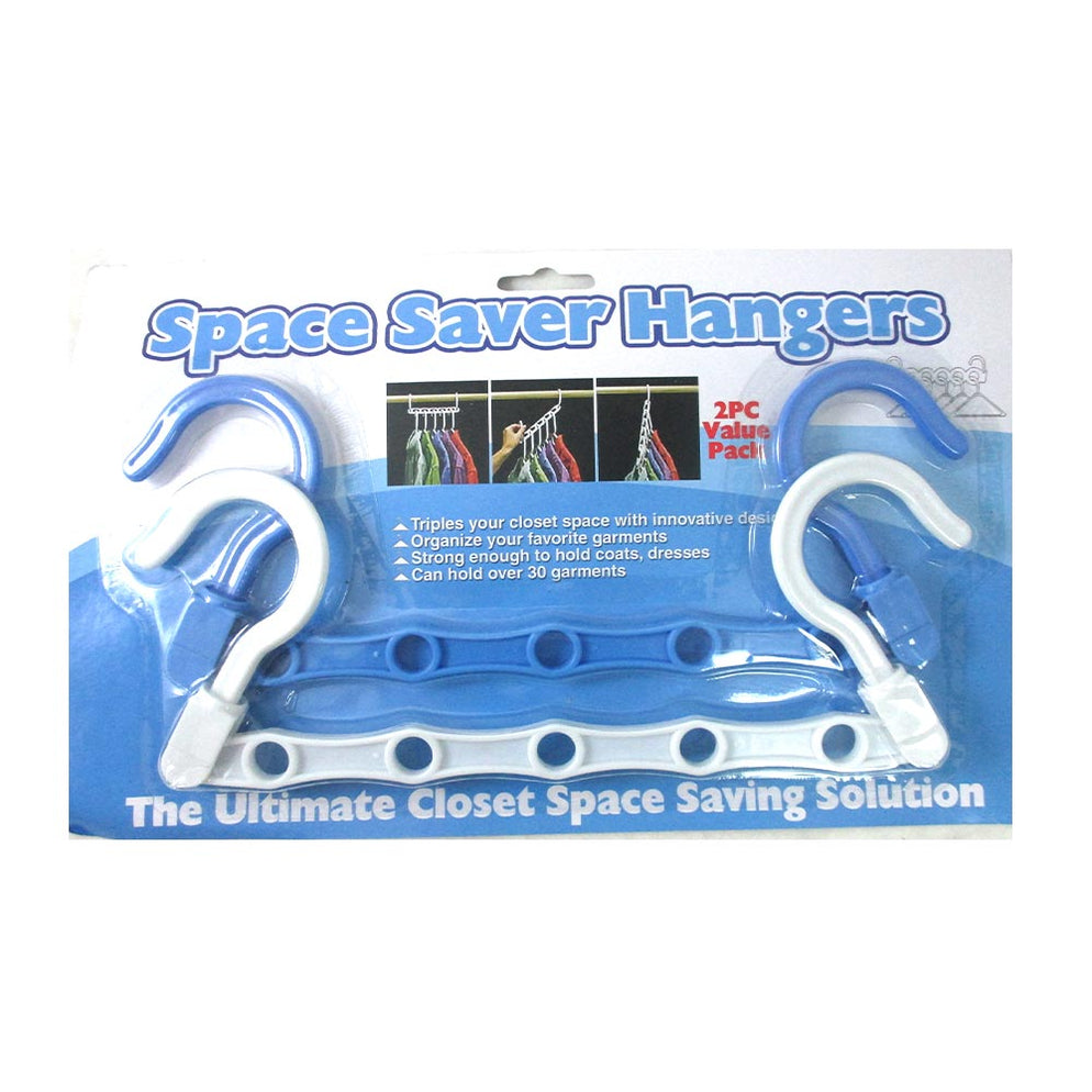 New Lot 4 Space Saver Wonder Magic Clothes Hangers Closet Organizer Ho