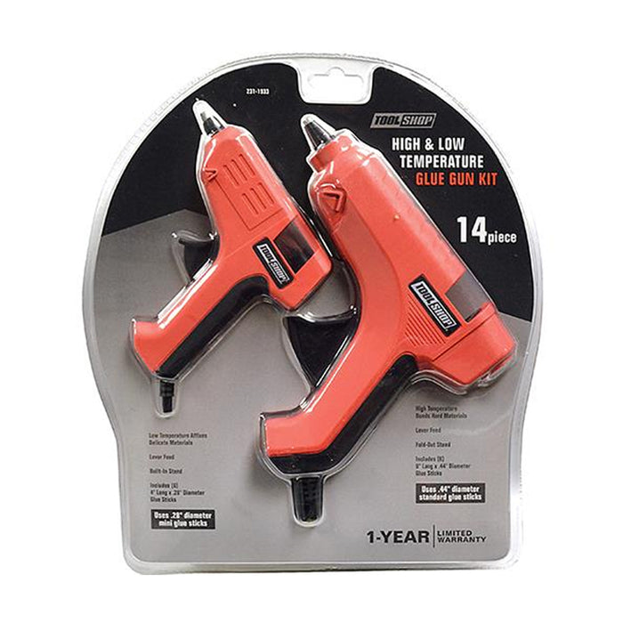 14 Pc Kit Hot Melt Glue Gun Sticks Electric Heating DIY Applicator Arts Crafts
