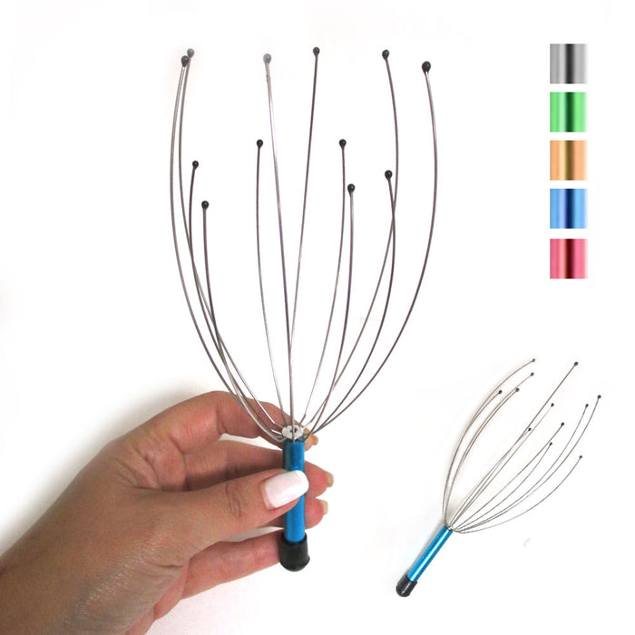 1 X Head Massager Scratcher Neck Massage Scalp Relax Calm Stress Relief Octopus
