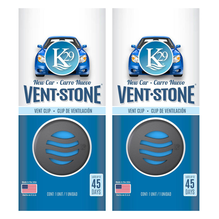 2PC Scent New Car Air Freshener Clip Vent Odor Eliminator Long Lasting Refresher