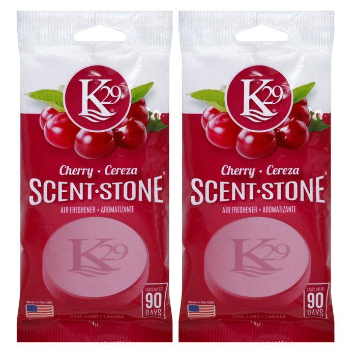 2 X Cherry Scent Stones K29 Keystone Natural Air Freshener Aroma Car Home Office