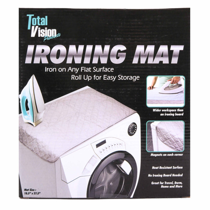 Iron Anywhere Ironing Mat Portable Magnetic Cover Apartments School Dorm Travel