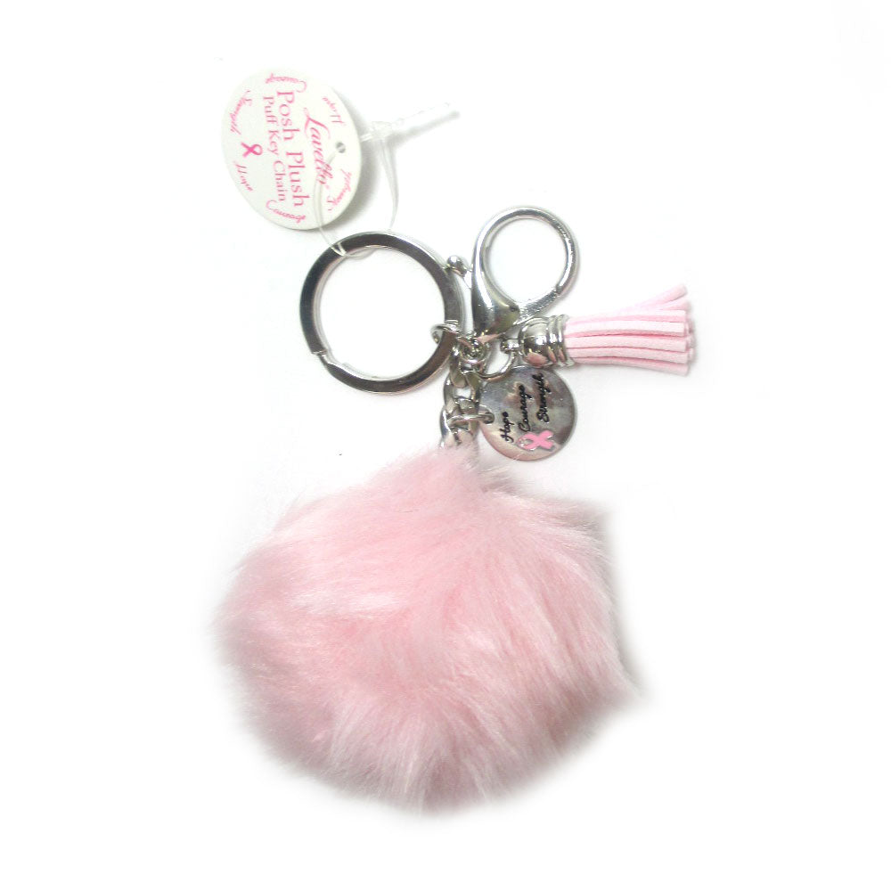 Pom Pom Keychain Fur Puff Ball Key Ring Fluffy Bag Accessories Car Charm  Pendant 
