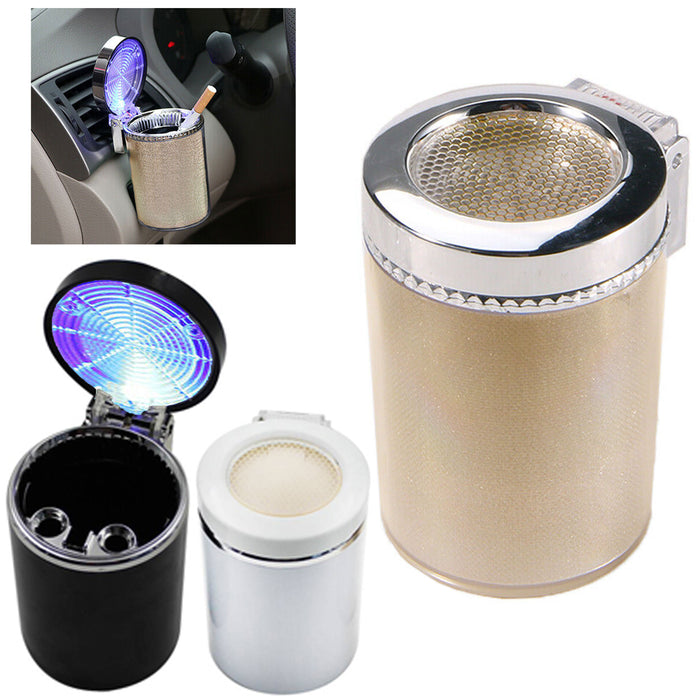 1 Pc LED Light Butt Bucket Portable Auto Car Ashes Cup Ashtray Smoke Ash Holder