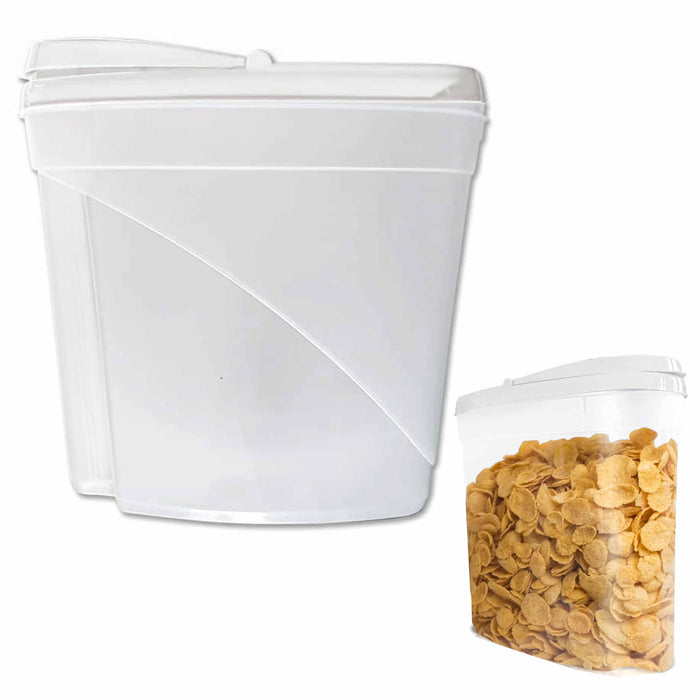 1 Plastic Cereal Dispenser 162oz Dry Food Snack Nut Storage Container 4.8 Liters