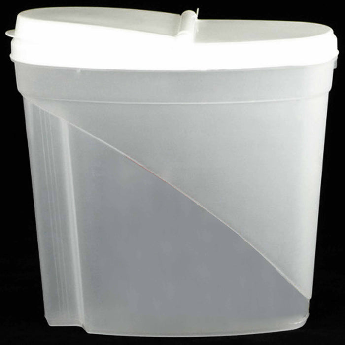 2 Pc Dry Food Storage Cereal Dispenser Pasta Rice Container BPA Free 4.8 Liters