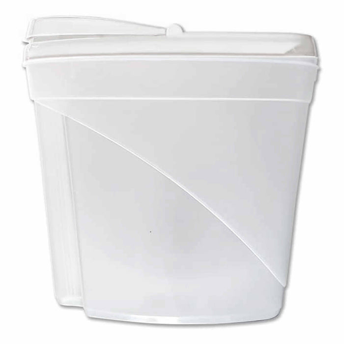2 Pc Dry Food Storage Cereal Dispenser Pasta Rice Container BPA Free 4.8 Liters