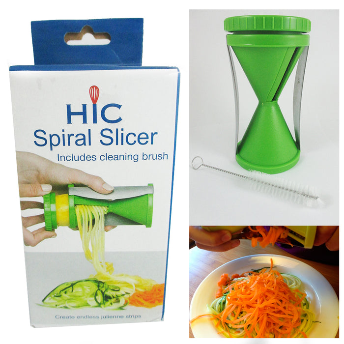 Handheld Vegetables Fruit Slicer Spiral Manual Twister Cutter Maker Kitchen Tool