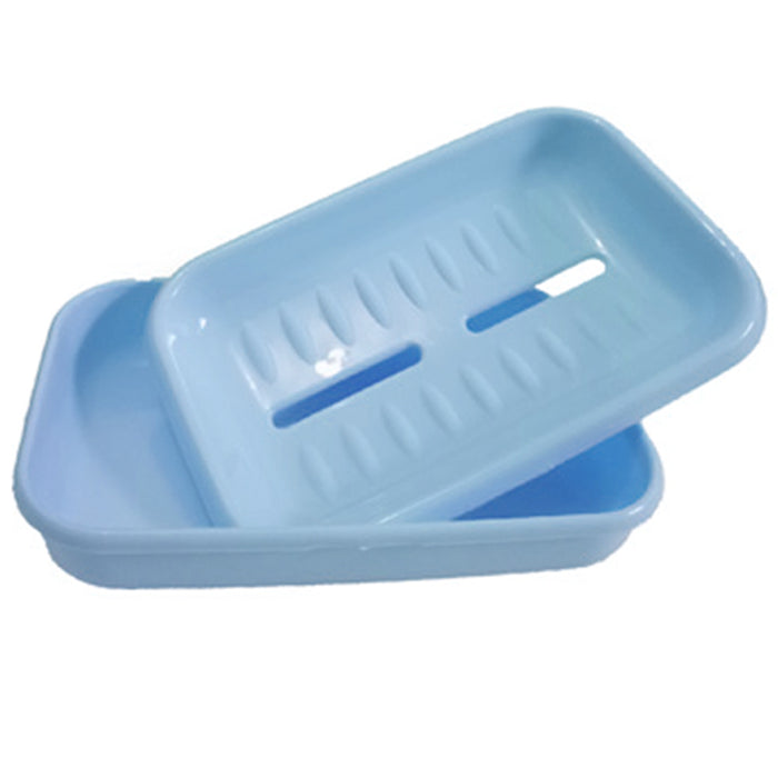 1 Jumbo Soap Dish Drain Container Holder Saver Bathroom Shower Bar Case Storage
