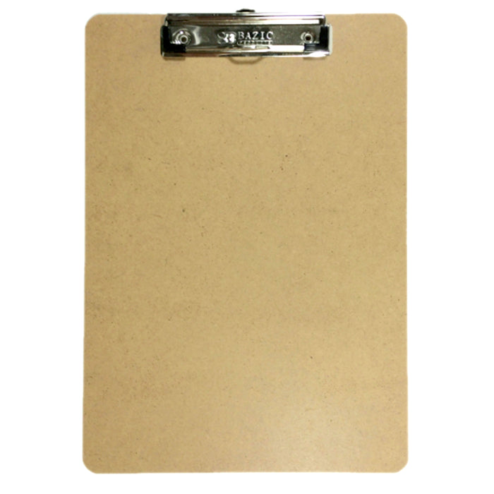 5 Pack Office Clipboards Low Profile Clip Hardboard Letter Paper Standard A4