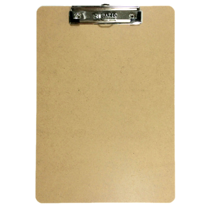 4 X Low Profile Standard Size Clipboard Clip Hardboard File Letter Heavy Duty
