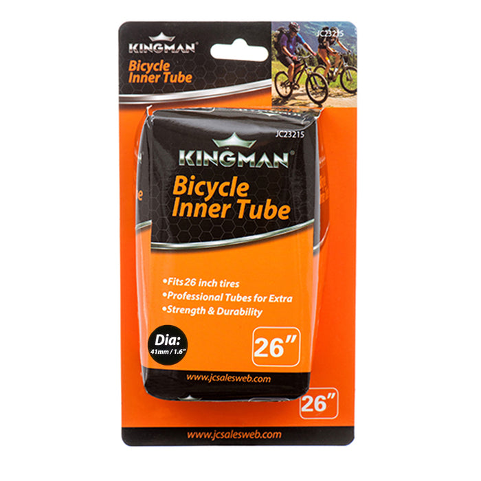 Bike Tire Inner Tube Bicycle 26" x 1.75 to 2.125 Valve Schrader Cruiser Mountain