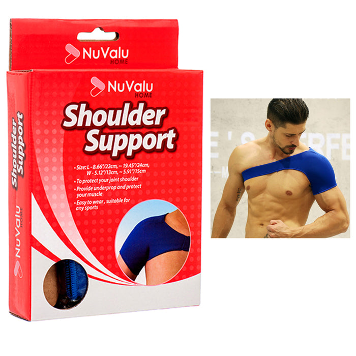 Shoulder Brace Elastic Support Rotator Cuff Pain Relief Adjustable Strap Unisex