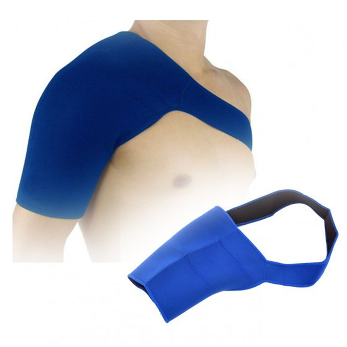 Shoulder Brace Elastic Support Rotator Cuff Pain Relief Adjustable Str —  AllTopBargains