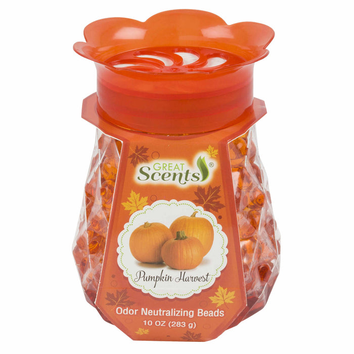 Pumpkin Harvest Autumn Scent Odor Neutralizing Gel Bead Eliminator Air Freshener
