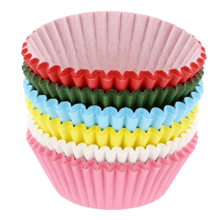 200 Pc Colorful Paper Baking Cups Cupcake Liners Muffin Cake Mold Assorted