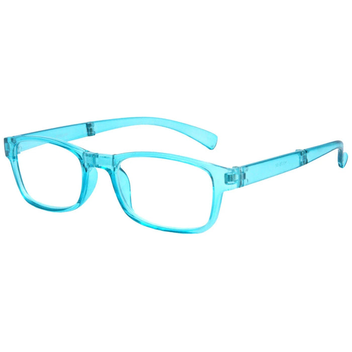 1 Pair Foldable Reading Glasses Case Holder Readers Folding Eyeglass Pouch +3.00