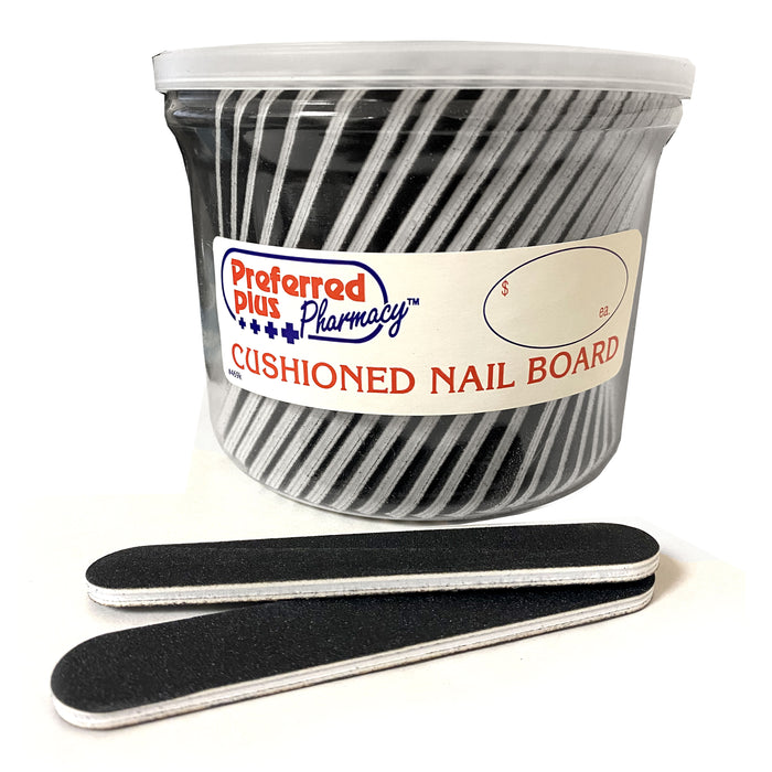 120 Ct Professional High Quality Nail Files Emery Board 4.5" Double Sided Bulk