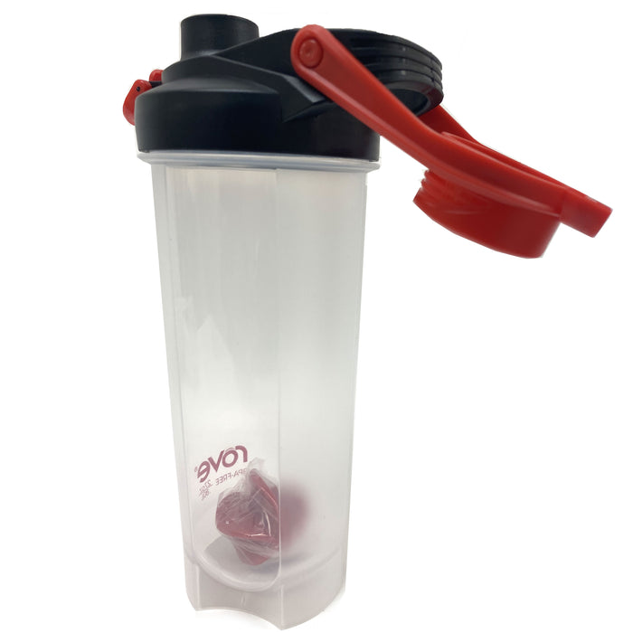 2 Shaker Bottles Protein Shake Mixer Blender Cup Leak Proof Fitness Sports 28 Oz