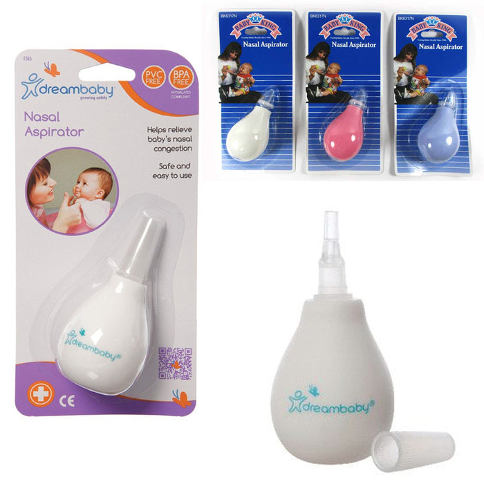 3 Pc Baby Nasal Aspirator Bulb Infant Nose Suction Clean Mucus