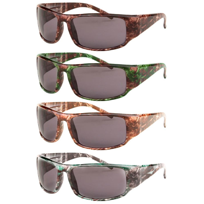 1Pc Mens Sunglasses Military Army Camouflage Camo Wrap Sports Hunting Shade Lens