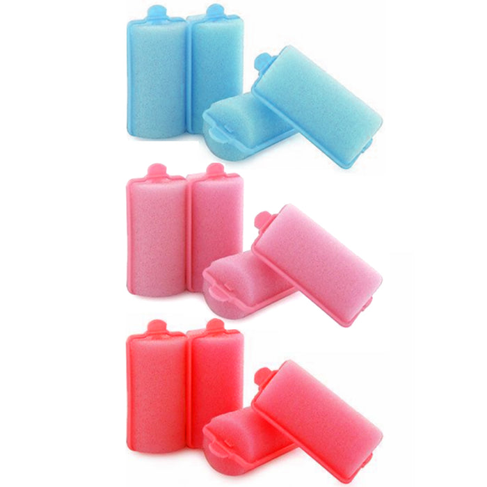 30 X Foam Hair Rollers Medium Soft Cushion Curlers Care Styling Curls Waves New