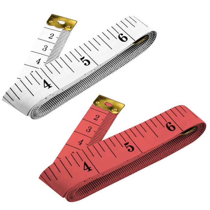 1 New 60 150cm Soft Fabric Cloth Tape Measure Ruler Dual Sided SAE Metric Diet
