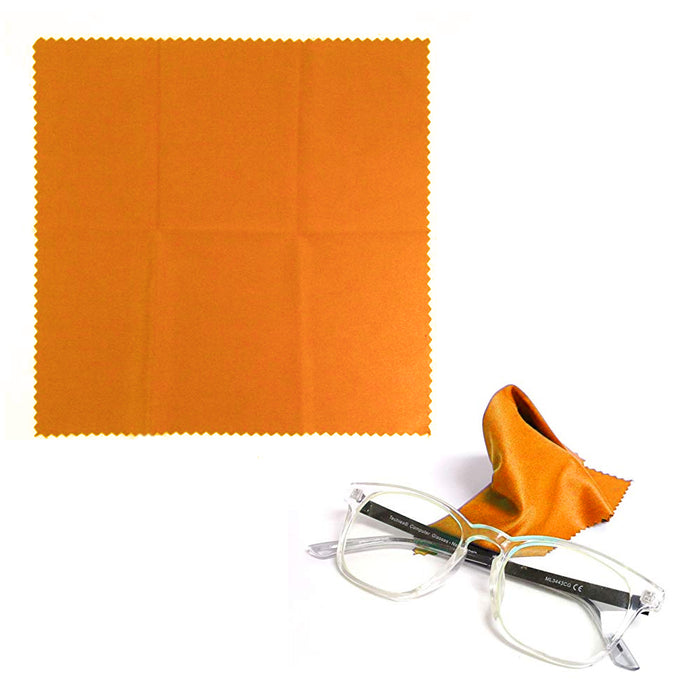 50PC Microfiber Cleaning Cloths Set Eco Friendly 7"X7" Eyeglasses Cleaning Cloth