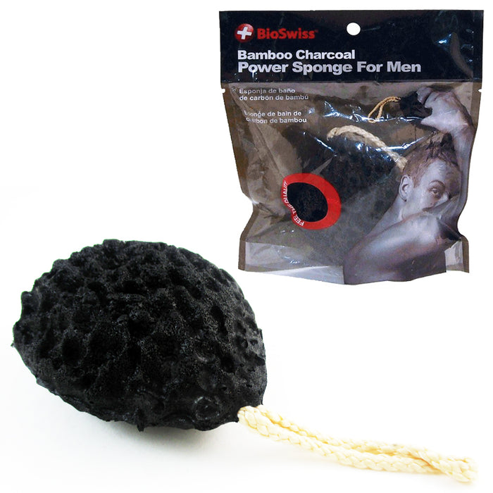3 Big Cleansing Puff Konjac Bamboo Charcoal Sponge XL Skin Body Exfoliator Scrub