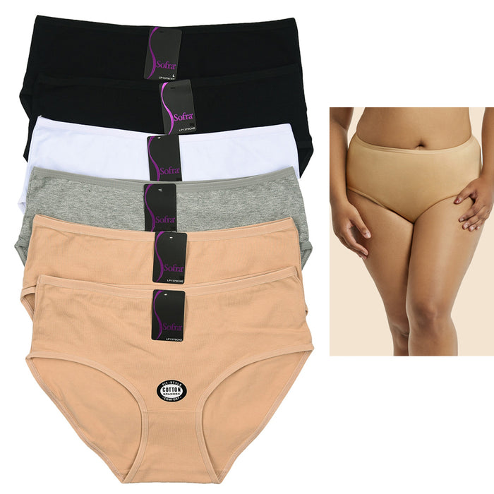 12 Lot Women Plus Size Underwear Briefs Panties Bikini Full Coverage 2 —  AllTopBargains