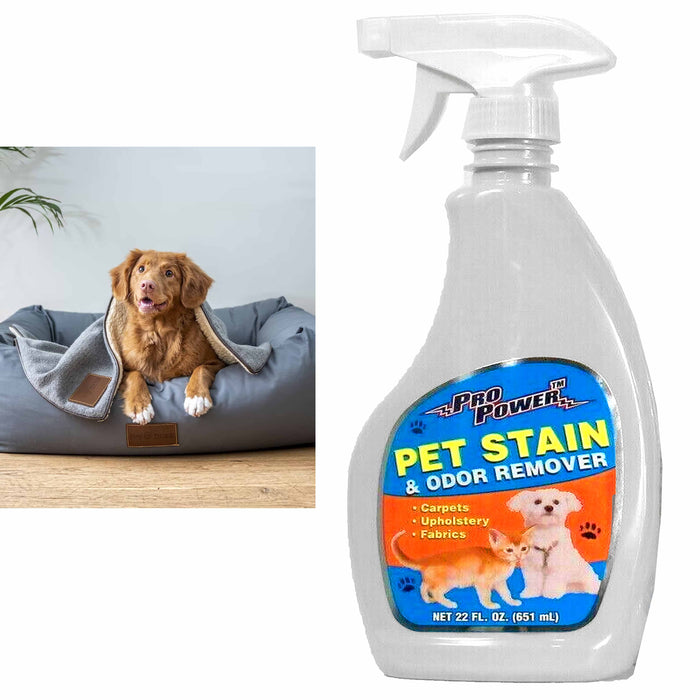 Pet Odor Eliminator Spray Dog Cat Stain Urine Carpet Cleaner Deodorizer 22oz