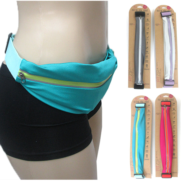 1 Sport Runner Zipper Fanny Pack Waist Belt Bum Bag Workout Travelling Zip Pouch