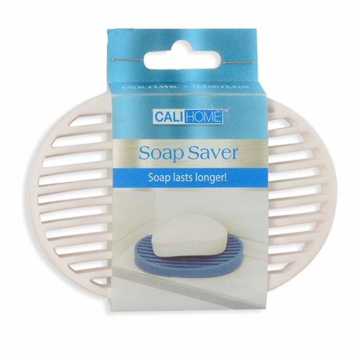 4 Soap Bar Saver Trays Silicone Dish Sponge Drainer Holder Bathroom Shower Rack
