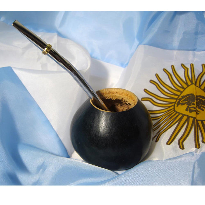 Argentina Mate Gourd Stainless Steel Bombilla Straw Tea Cup Herbal Healthy 3333