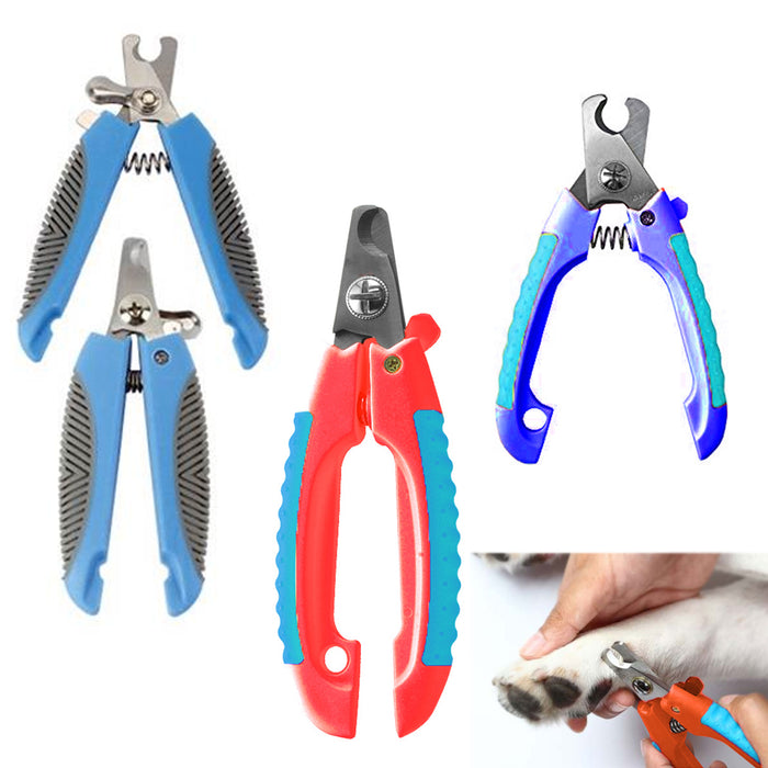 1 Dog Nail Clippers Trimmer Grooming Small Large Pet Cat Claw Cutting Scissors